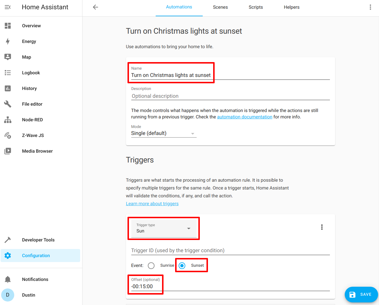 Create A Basic Automation In Home Assistant
