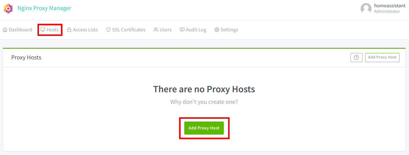 Nginx Proxy Manager Add Host