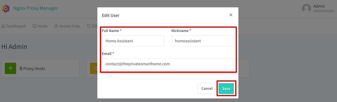 nginx proxy manager adguard home