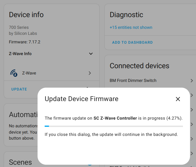 Updating Zooz Controller Firmware